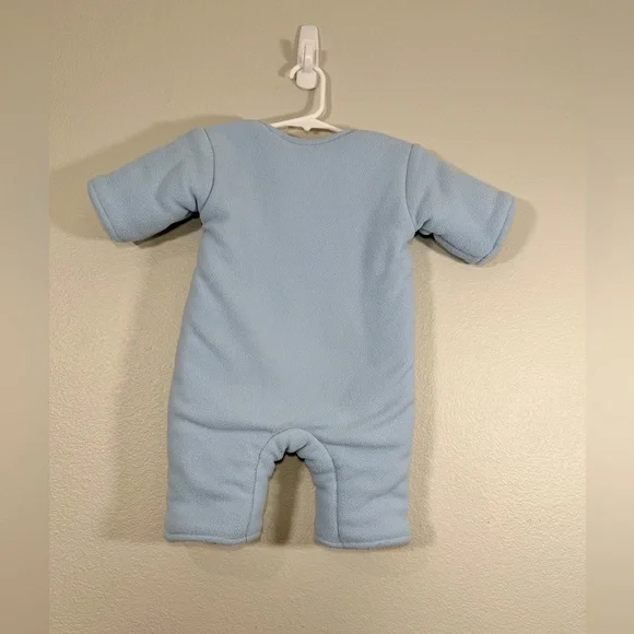 Baby Merlin’s Magic Sleepsuit Baby Blue Footie Weighted Suit Baby 6-9 Month - Picture 3 of 5
